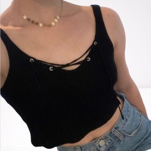 ZARA Knit Crop tank